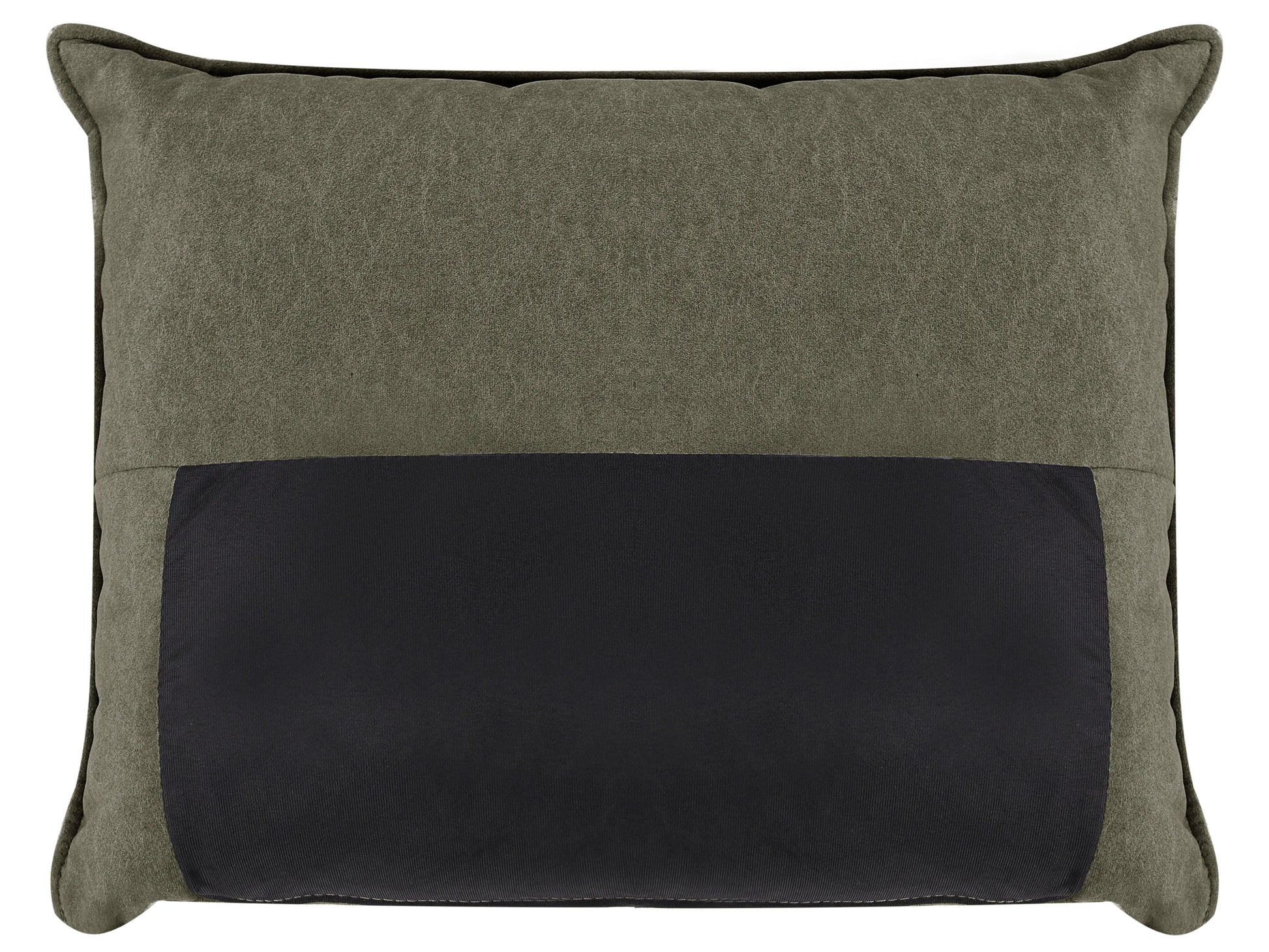  Corner Sofa 3 Seater ELVENES Fabric Dark Green Left Hand