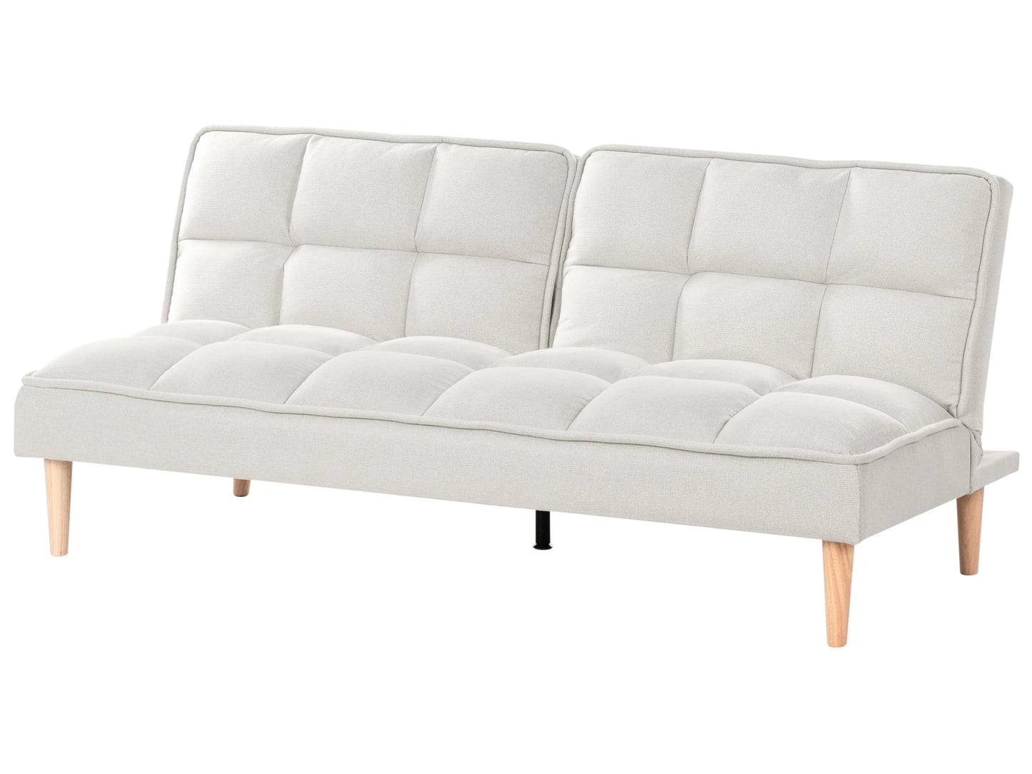  Sofa Bed 3 Seater SILJAN Fabric Off-White