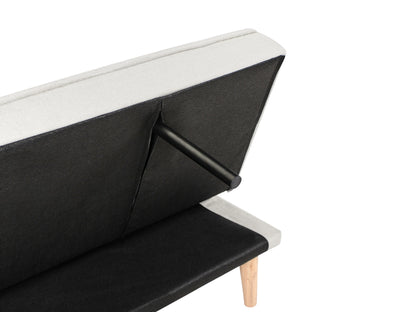  Sofa Bed 3 Seater SILJAN Fabric Off-White