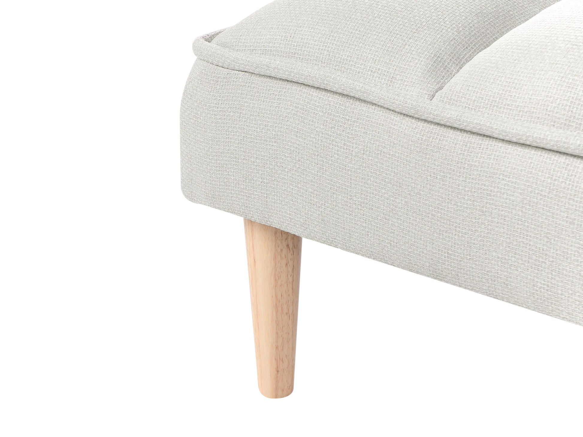  Sofa Bed 3 Seater SILJAN Fabric Off-White