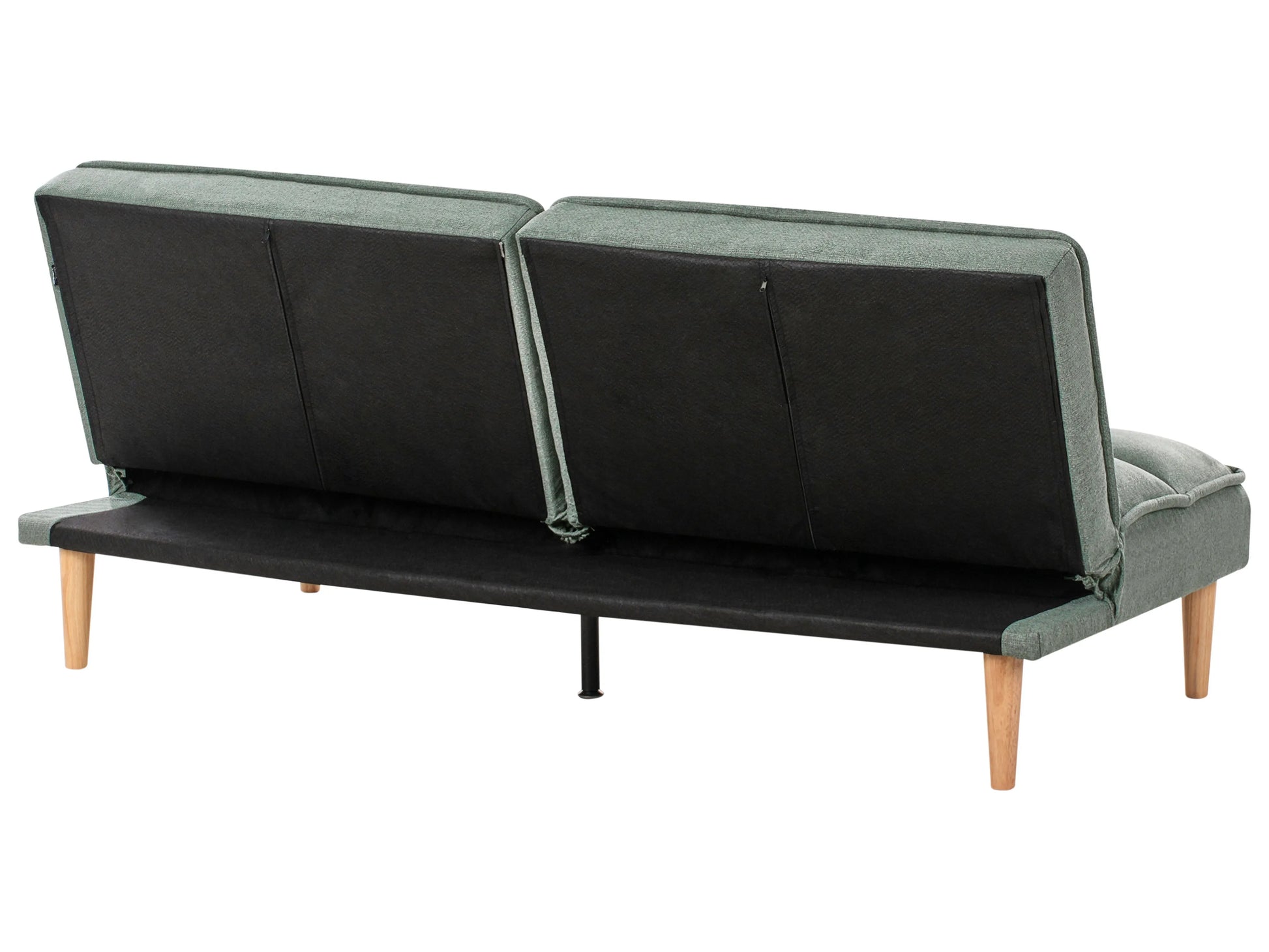  Sofa Bed 3 Seater SILJAN Fabric Light Green