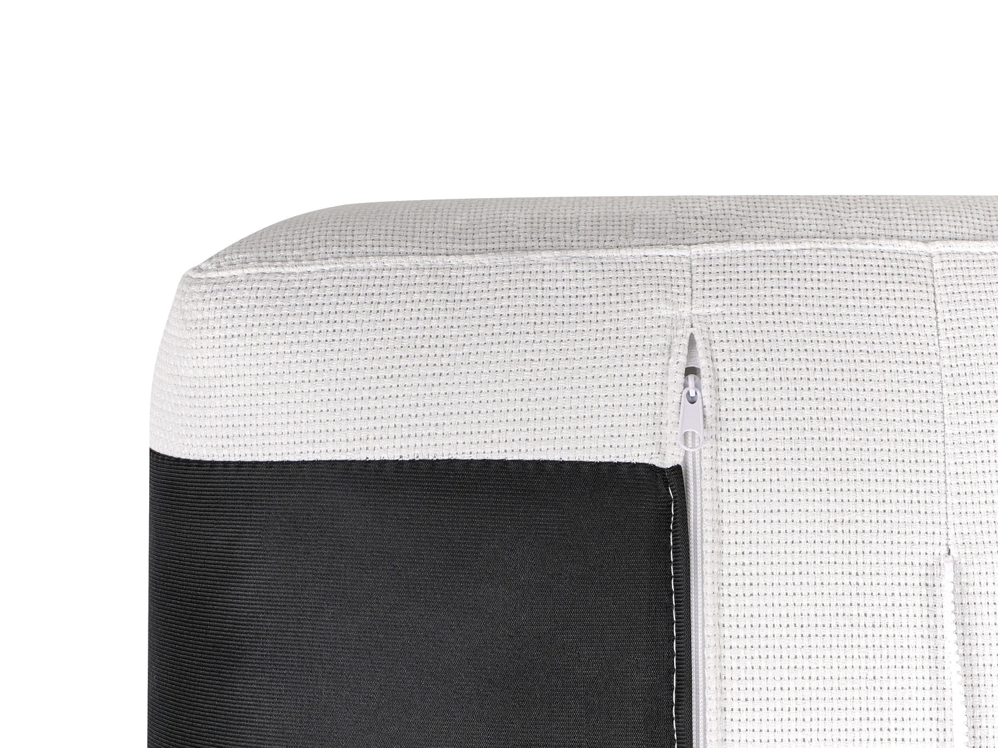  2 Seater REINEN Fabric White