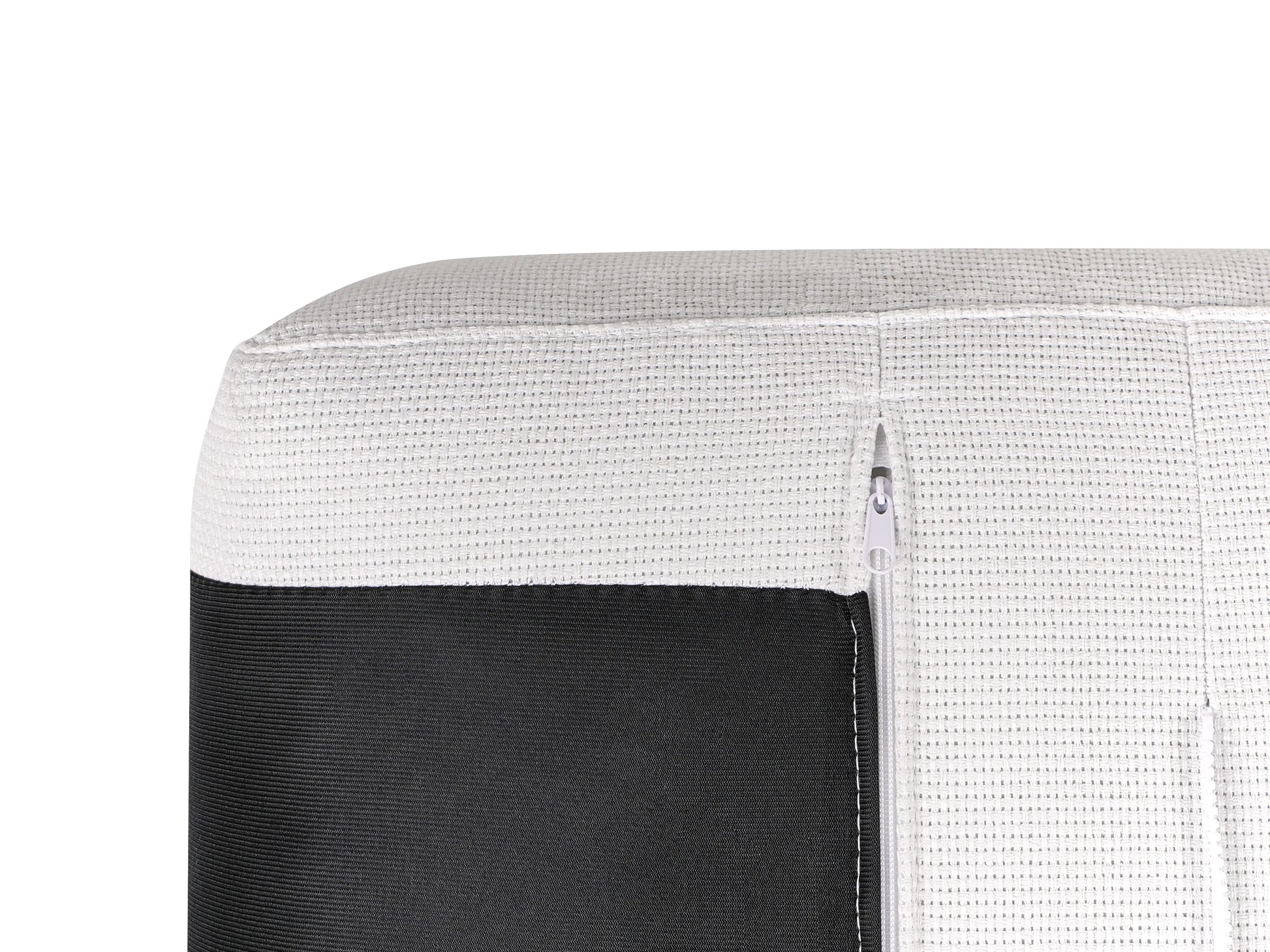  2 Seater REINEN Fabric White