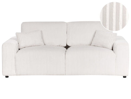  3 Seater SANDORA Corduroy Off-White