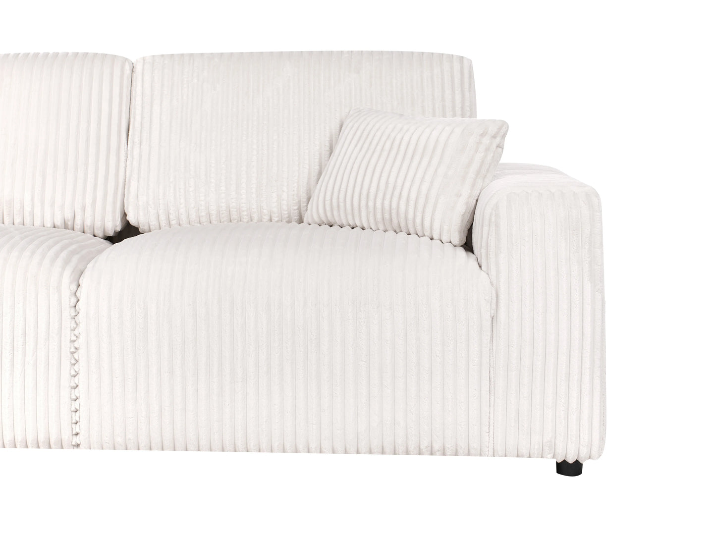  3 Seater SANDORA Corduroy Off-White