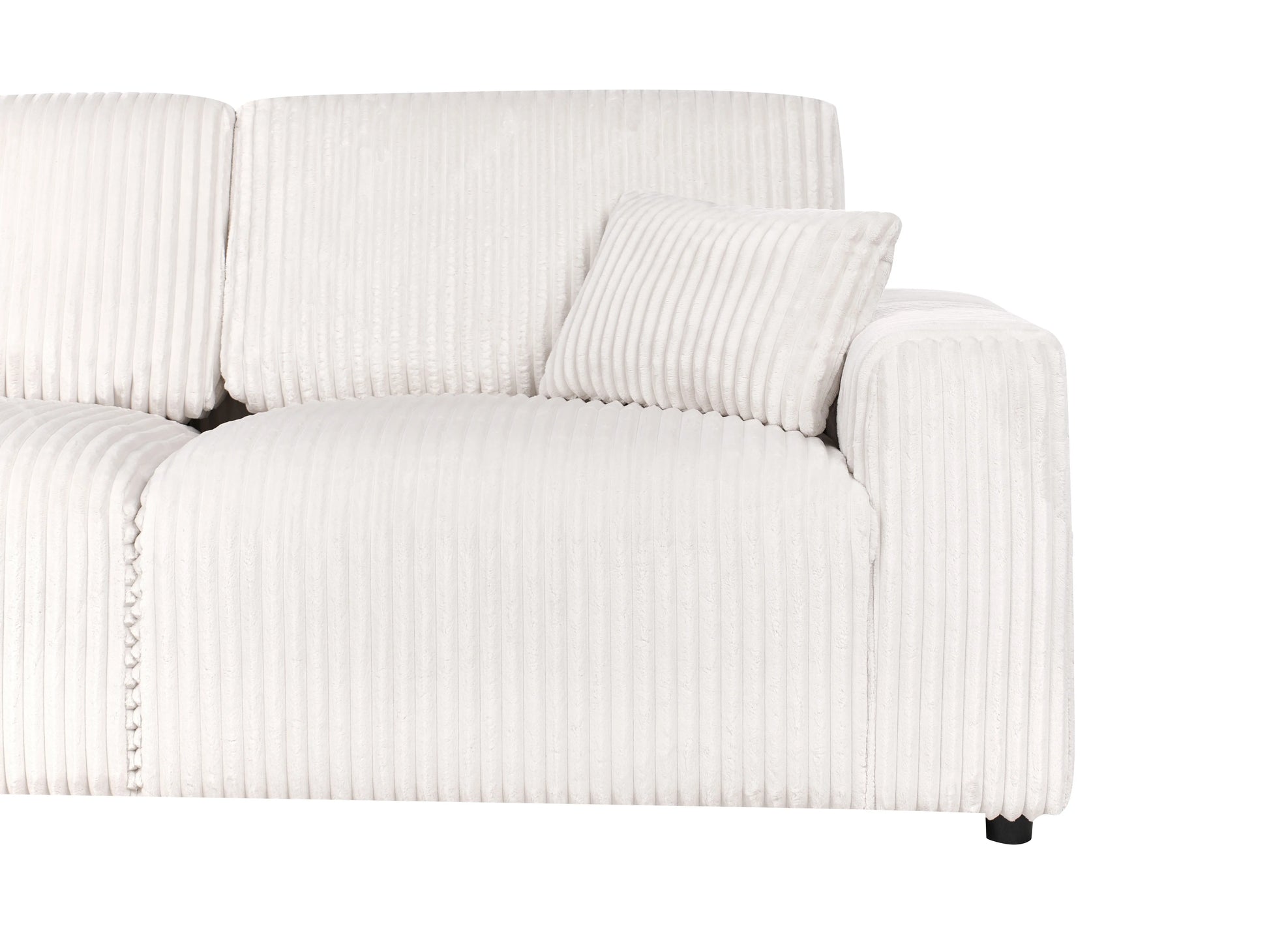  3 Seater SANDORA Corduroy Off-White