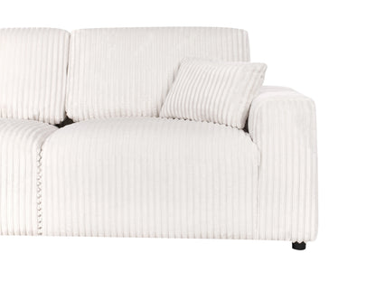  3 Seater SANDORA Corduroy Off-White