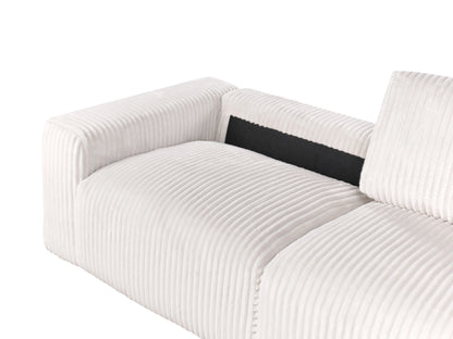  3 Seater SANDORA Corduroy Off-White