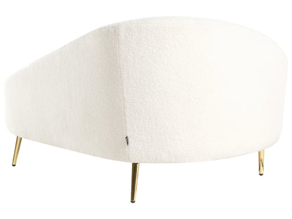  Left-Hand Chaise Lounge VALREAS Boucle Off-White