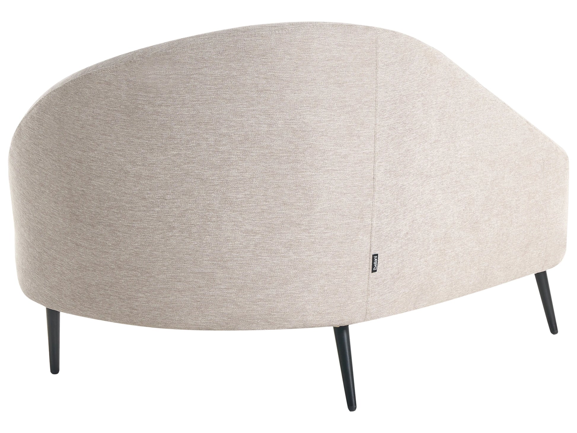  Right-Hand Chaise Lounge VALREAS Fabric Taupe