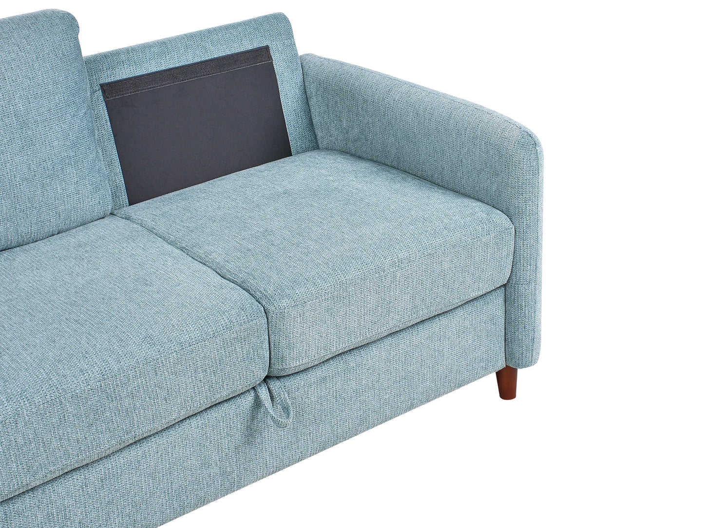  Sofa 2 Seater MARE Fabric Blue With Storage