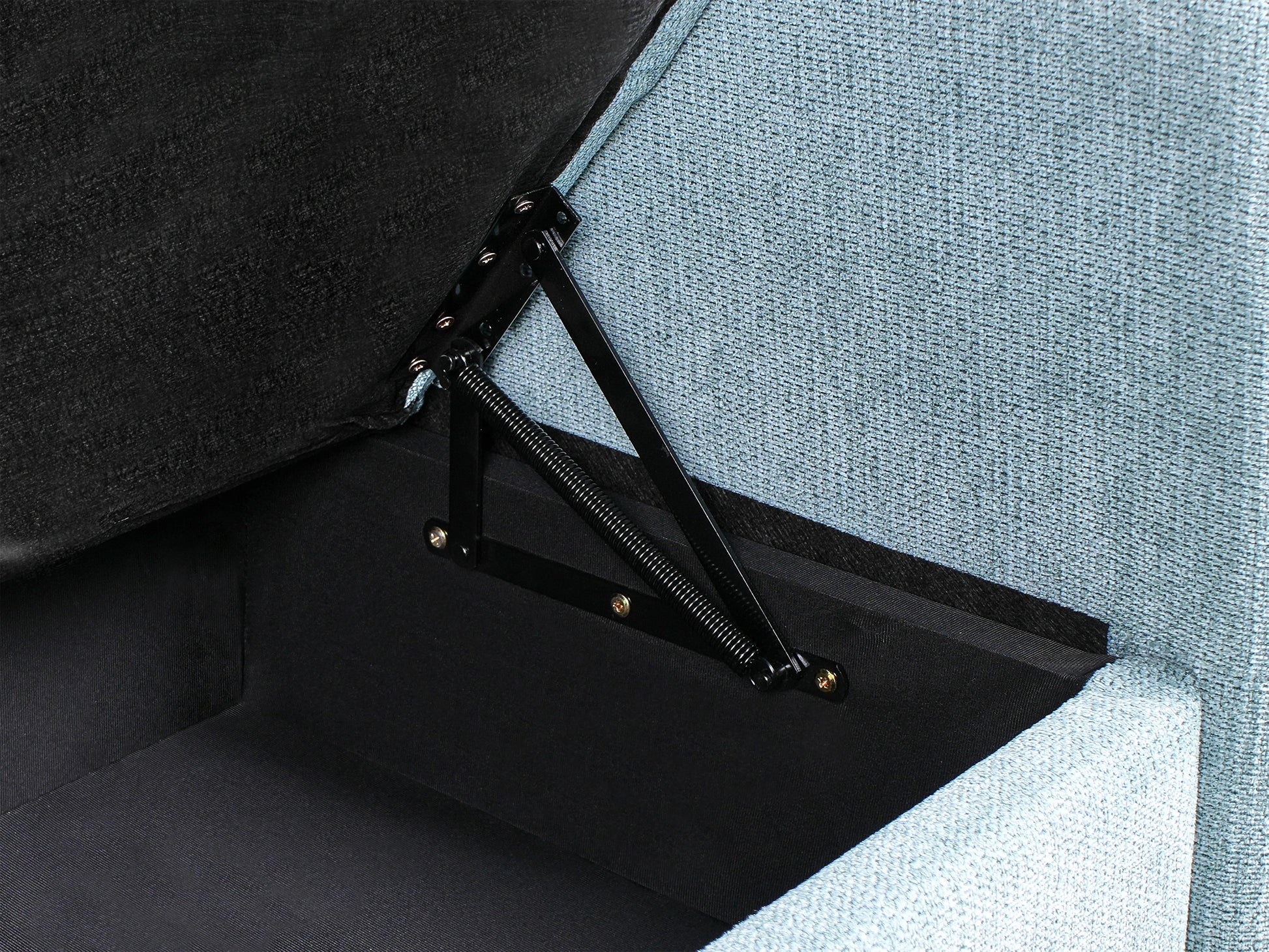  Sofa 2 Seater MARE Fabric Blue With Storage