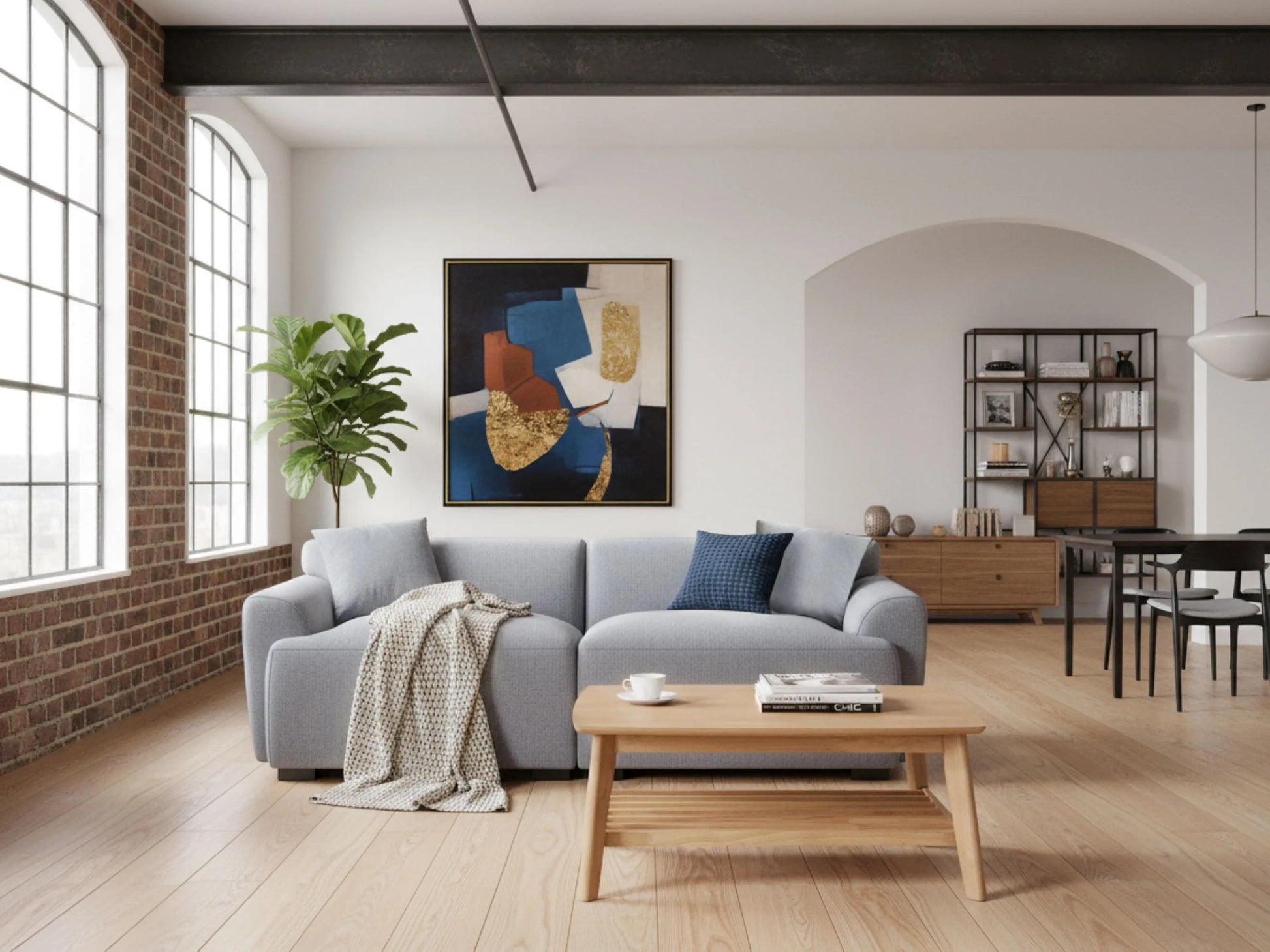  Sofa 3 Seater KORIO Grey