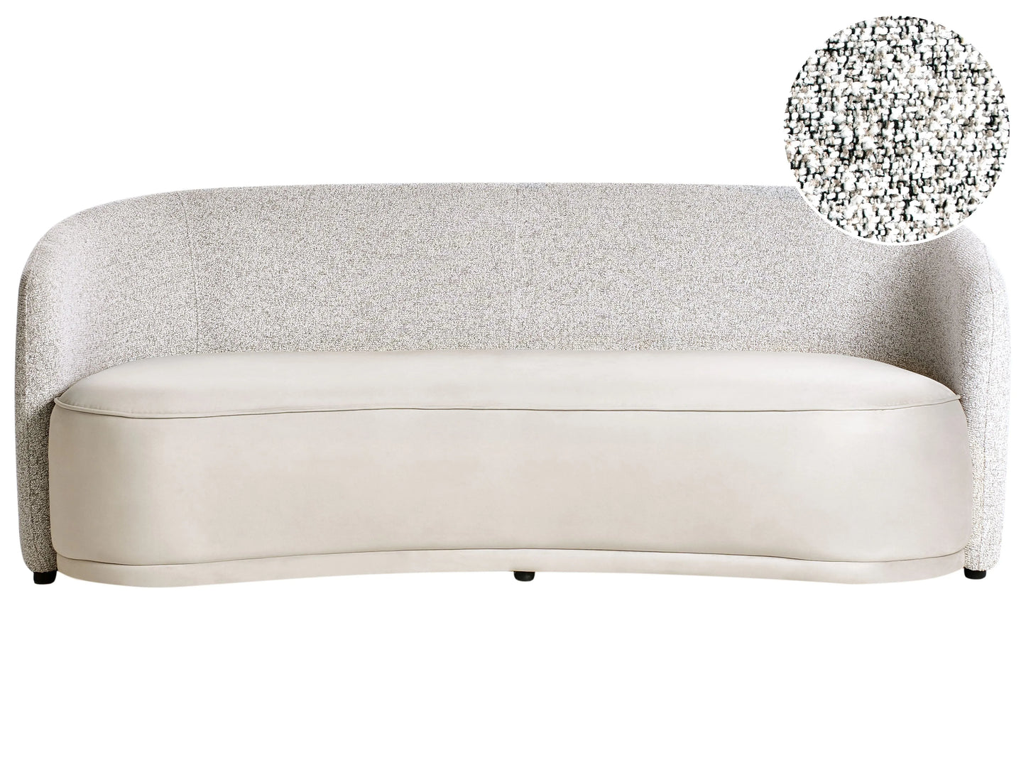  3 Seater ROSET Fabric Light Beige