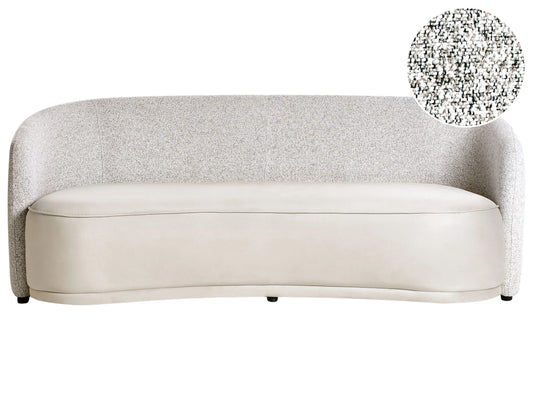  3 Seater ROSET Fabric Light Beige