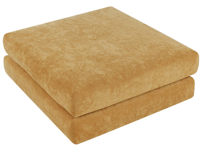  Single Sofa Bed OLDEN Chenille Mustard