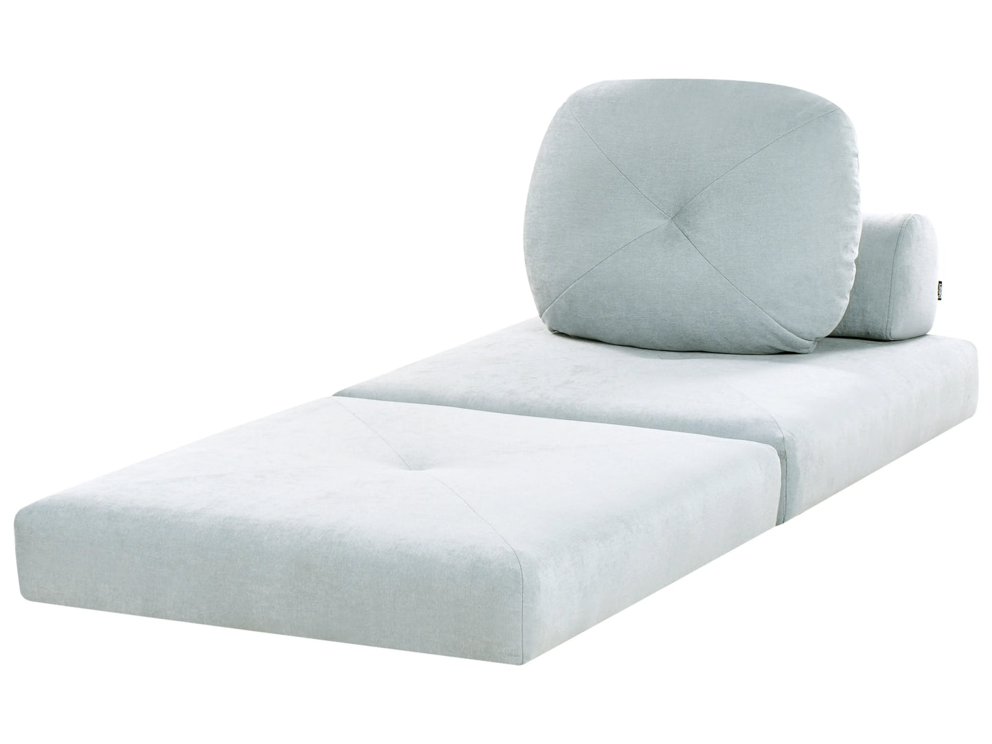  Single Sofa Bed OLDEN Chenille Light Blue