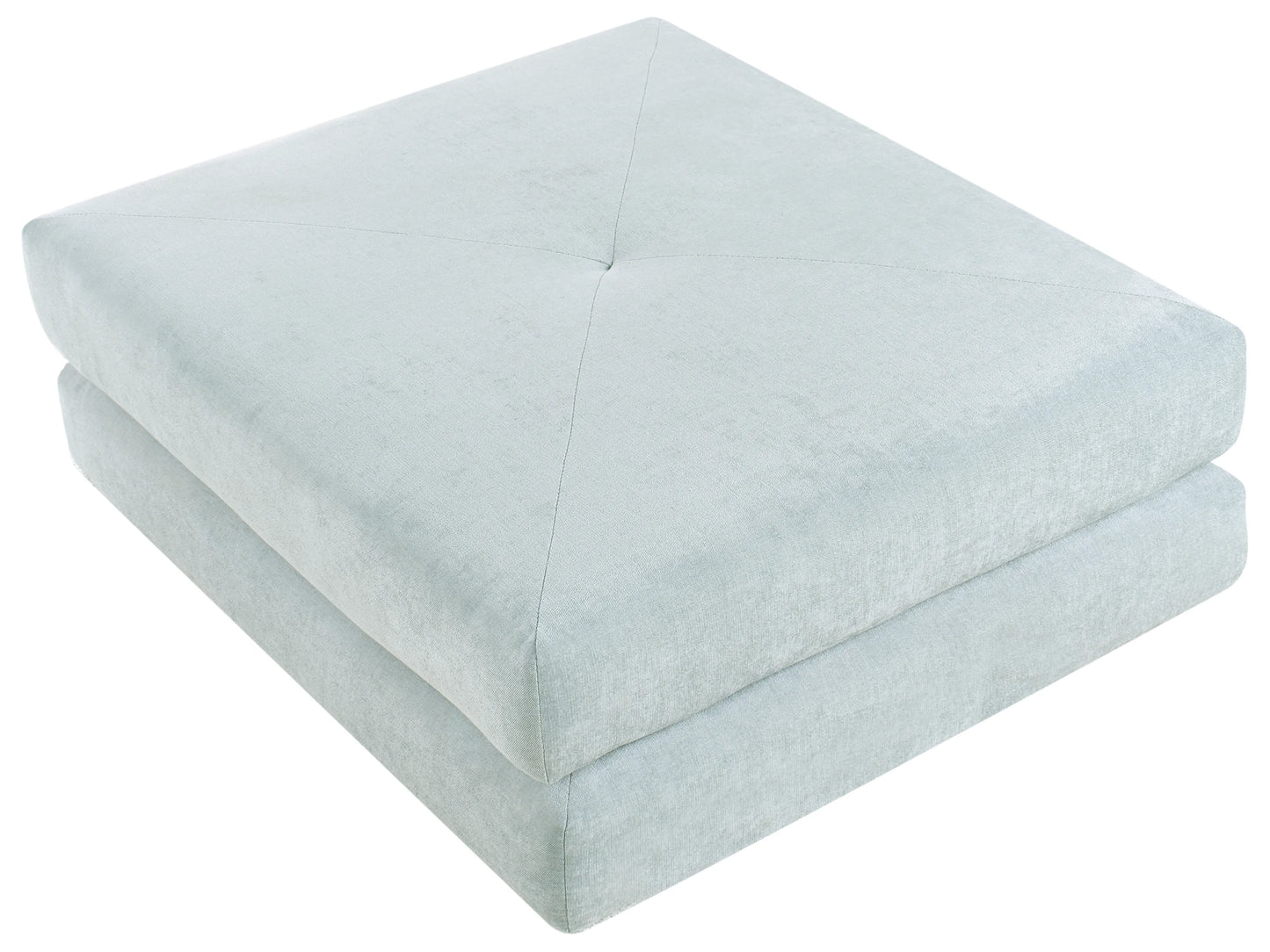  Single Sofa Bed OLDEN Chenille Light Blue