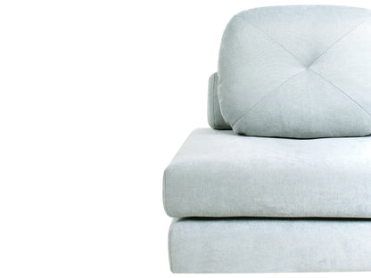 Single Sofa Bed OLDEN Chenille Light Blue