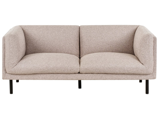  Sofa 2 Seater VORGOD Fabric Light Brown
