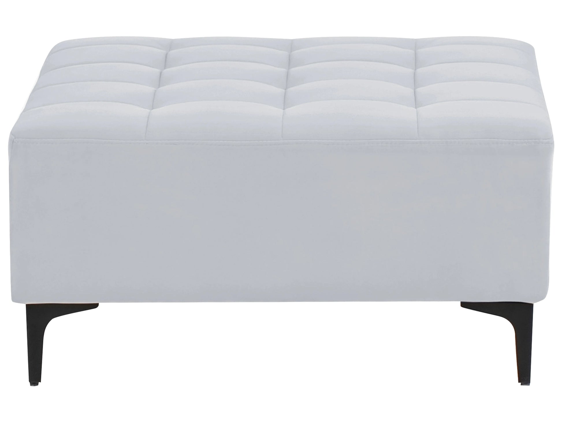  Modular Corner Sofa Bed 4 Seater ABERDEEN Velvet Light Grey Left Hand