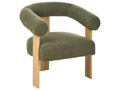  Living Room Set ILBRO Boucle Green/ Light Brown