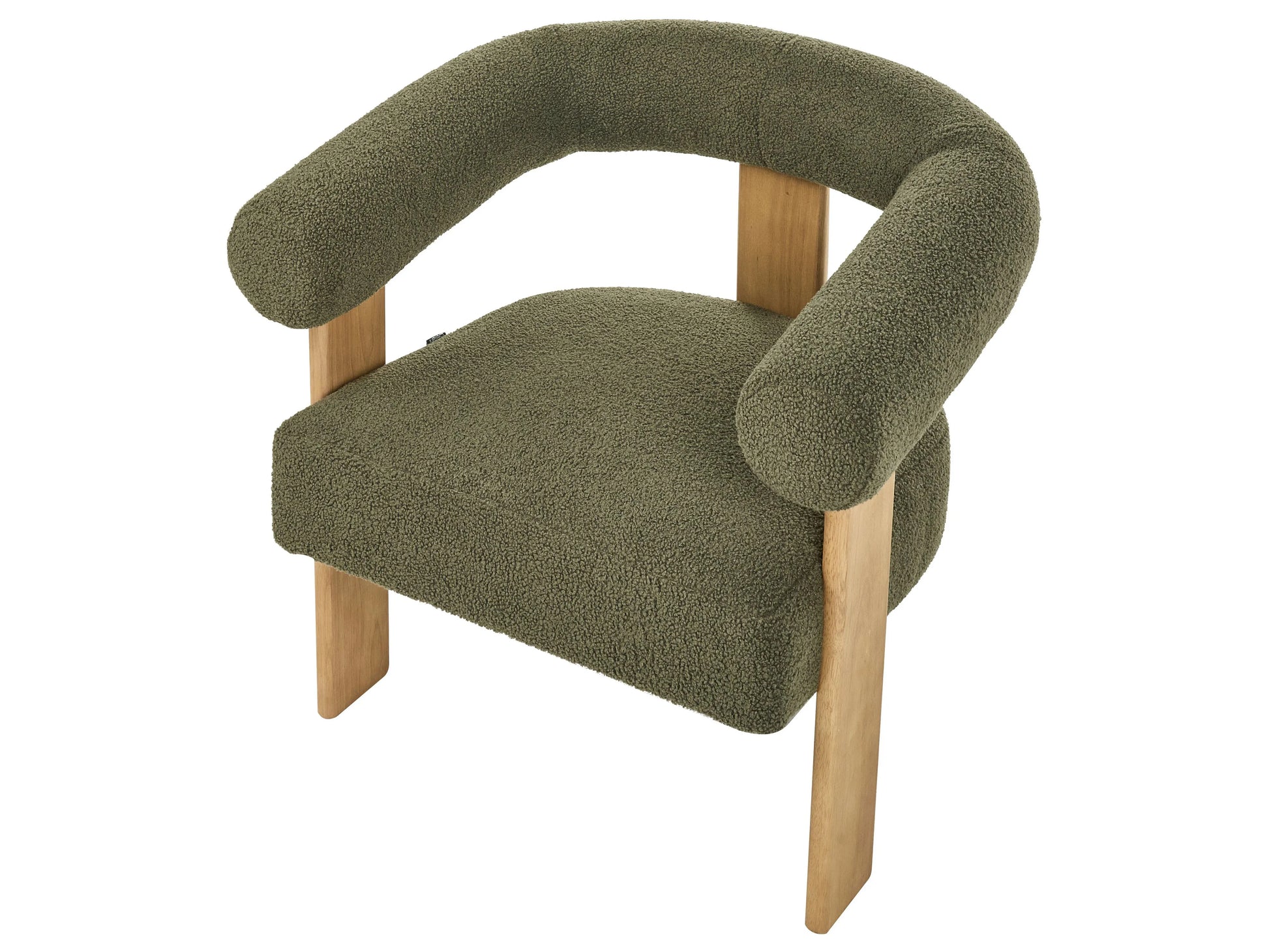  Living Room Set ILBRO Boucle Green/ Light Brown