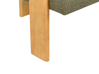  Living Room Set ILBRO Boucle Green/ Light Brown