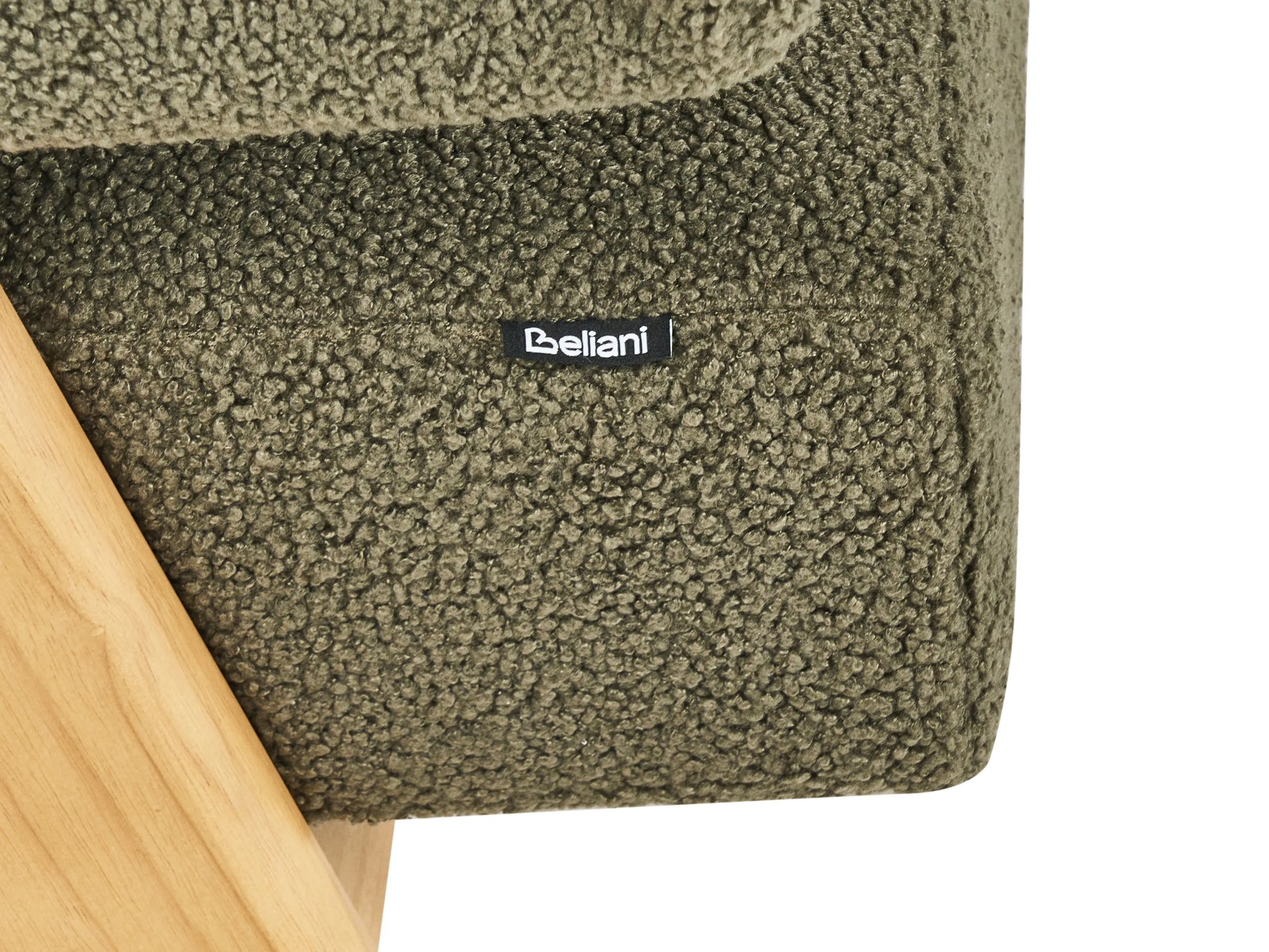  Living Room Set TAMRE Boucle Green/ Light Brown