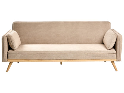  Sofa Bed ASAA Fabric Light Brown