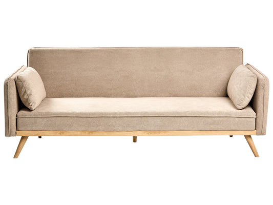  Sofa Bed ASAA Fabric Light Brown