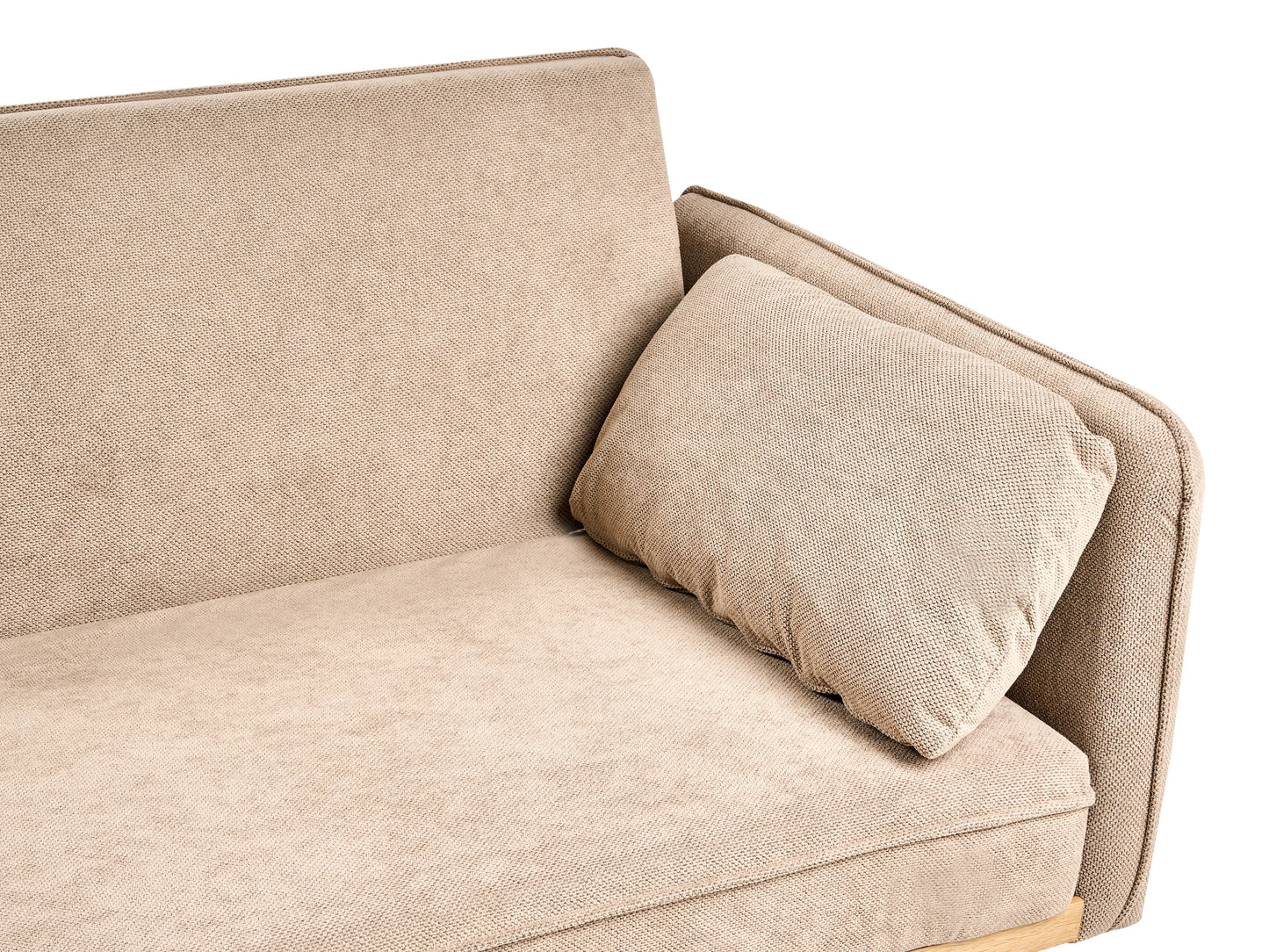  Sofa Bed ASAA Fabric Light Brown