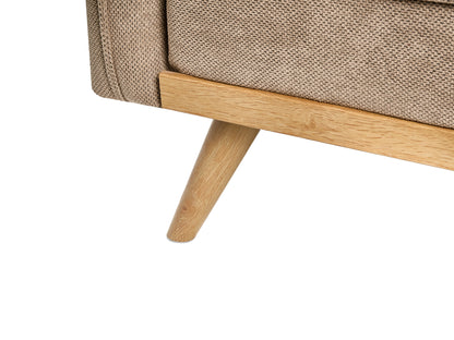  Sofa Bed ASAA Fabric Light Brown