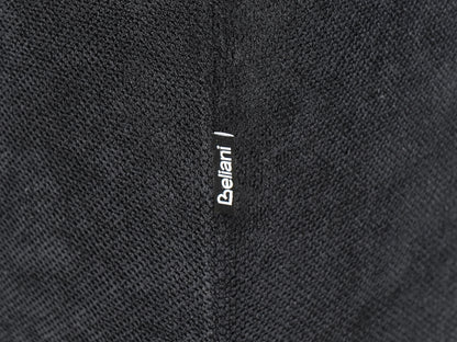  Sofa 3 Seater VORGOD Fabric Black