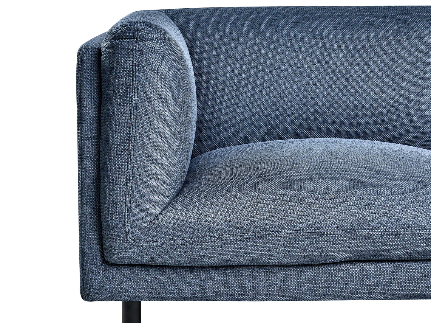  Sofa 3 Seater VORGOD Fabric Dark Blue