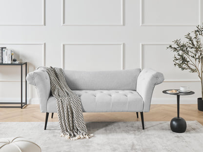  Chaise Longue NANTILLY Fabric Light Grey