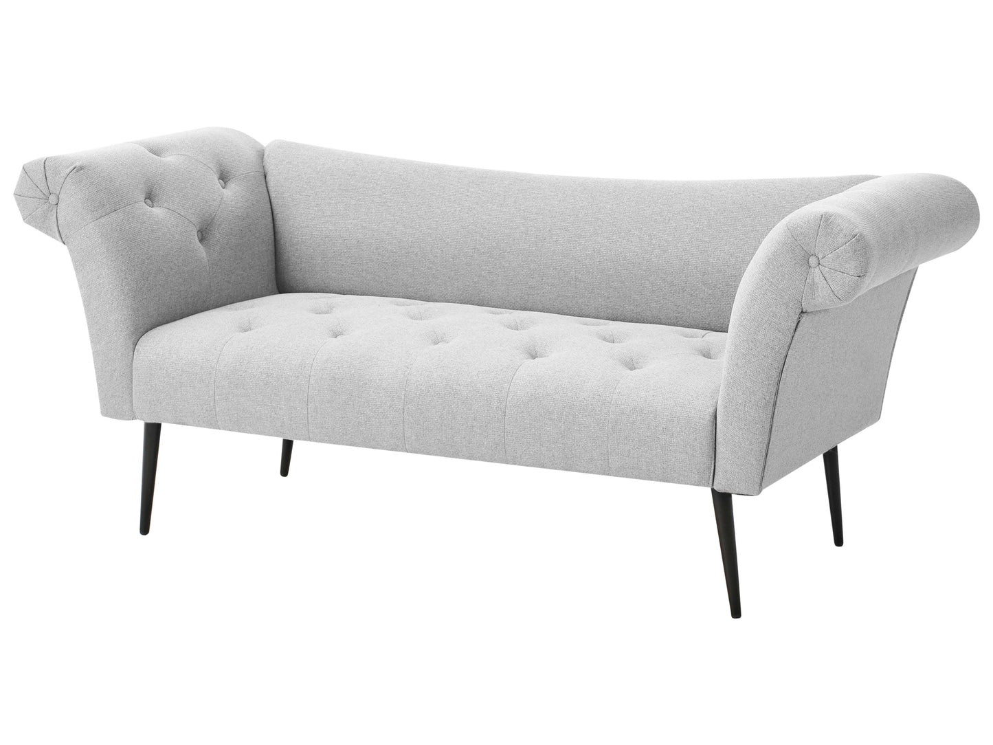  Chaise Longue NANTILLY Fabric Light Grey