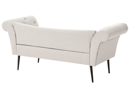  Chaise Longue NANTILLY Fabric Light Beige