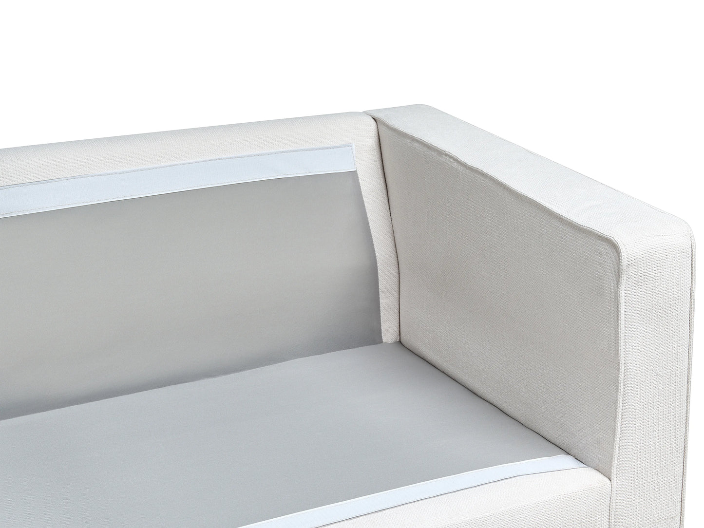  Sofa 3 Seater SAVALEN Fabric Off-White