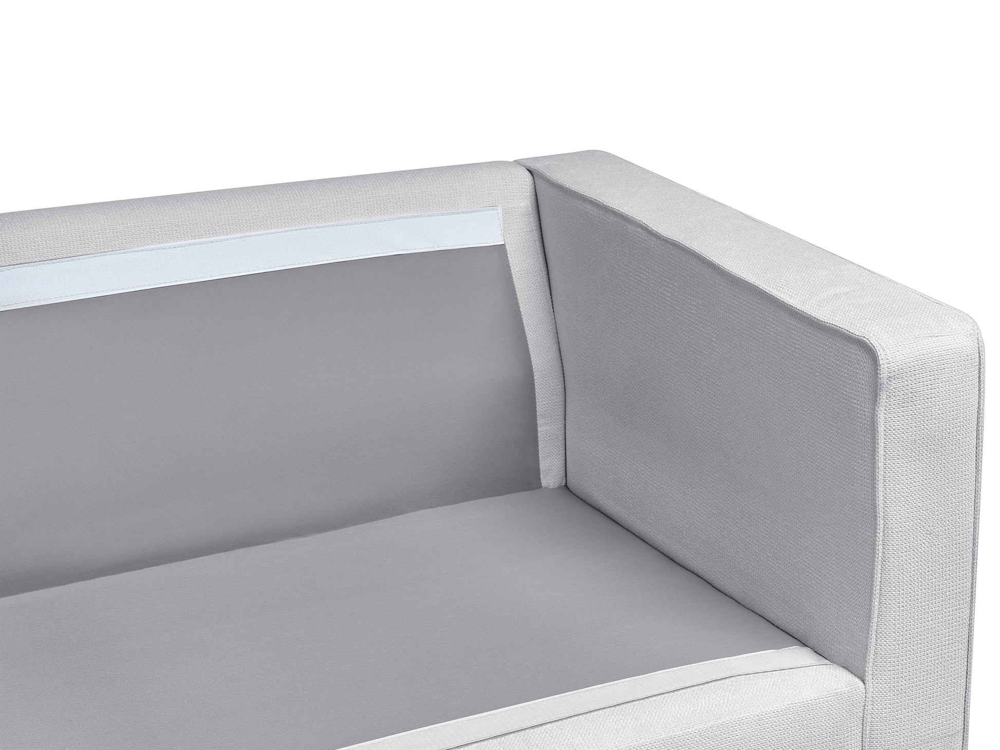  Sofa 3 Seater SAVALEN Fabric Light Grey