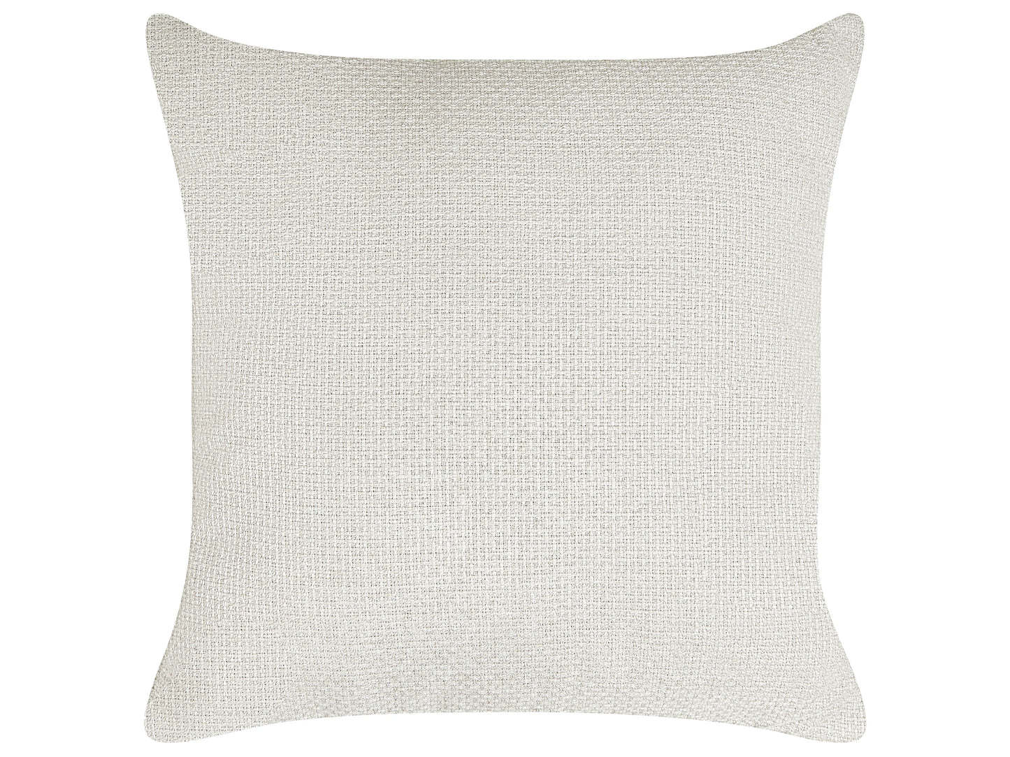  Corner Sofa Bed 3 Seater NASSJO Faux Linen Light Beige Left Hand